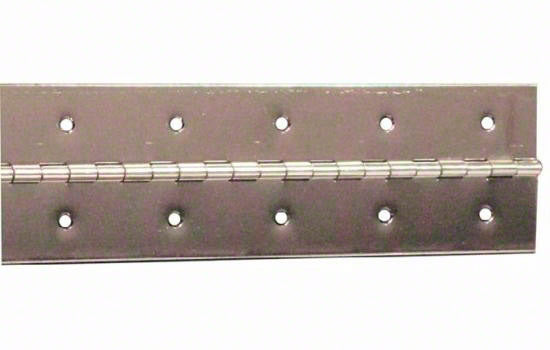CH112X72SS - 1-1/2" x 6' Stainless Steel Polybagged Piano Hinge