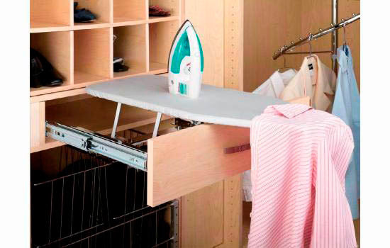 CIB16CR - 16"D Foldout Ironing Board for Closets