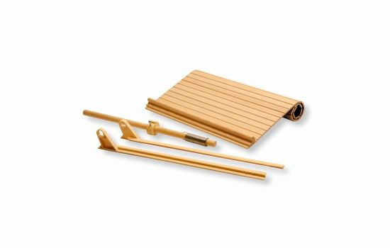 CO2-SMA-2 - 24"W Unfinished Maple Tambour & Track