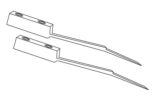 CO3900BRNZ - Bronze Plastic Locking Mechanism for CO348 Astragals - 2 per Pack
