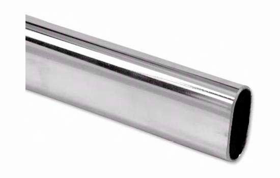 CR30X15CP12 - 12' Length Oval Chrome Closet Rod