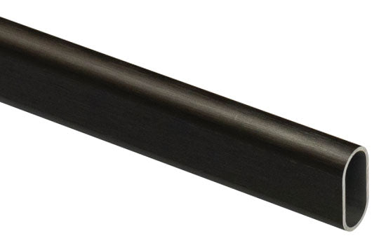 CR30X15ORB12 - 12' Length 30mm x 15mm Oval Oil-rubbed Bronze Closet Rod