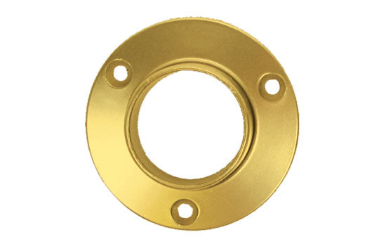 CRS5CL-DB - Round Closed Closet Rod Support 1-5/16" Dull Brass Screw-On