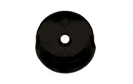 CRS5DOP-MB - 1-5/16" Matte Black Doweled Round Open Closet Rod Support