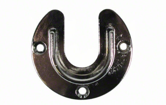 CRSHD5OP-CP - 1-5/16" Chrome Screw-on Open Round Closet Rod Support