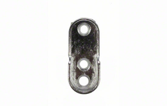CRSOV-CP - Chrome Screw-on Oval Closet Rod Support