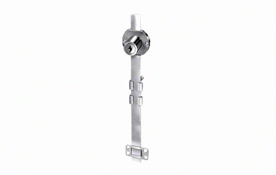 D8090-14A-415 - 15/16" Bright Nickel Disc Tumbler Gang Lock - Keyed Alike Key #415