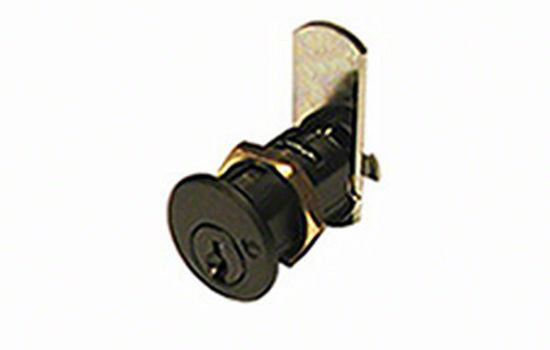 DCN1-10BMK01 - 1" Oil Rubbed Bronze Pin & Tumbler Master Keyed Cam Lock for 3/4" Material - Keyed Alike Key #0001