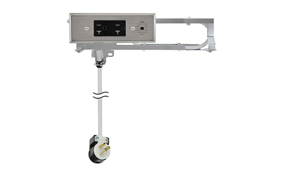 DD2012-160S - Stainless Steel 2-AC 20 Amp Electrical Outlet for Drawers