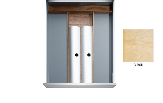 DUBLIN-BIR *KIT* - 6" Birch Dublin Drawer Insert Kit for Drawer Widths 9-1/2" to 12"