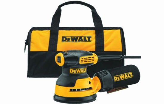 DWE6421K - Hook & Loop 8 Hole 5" Disc Random Orbit Electric Sander
