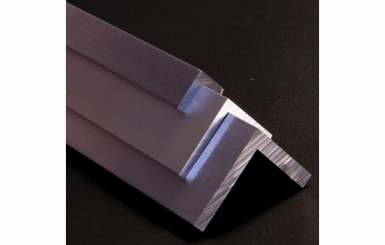 EA12CA8-116 - 8'L x 1/2"W x 1/16"T Clear Anodized Aluminum Equal Angle