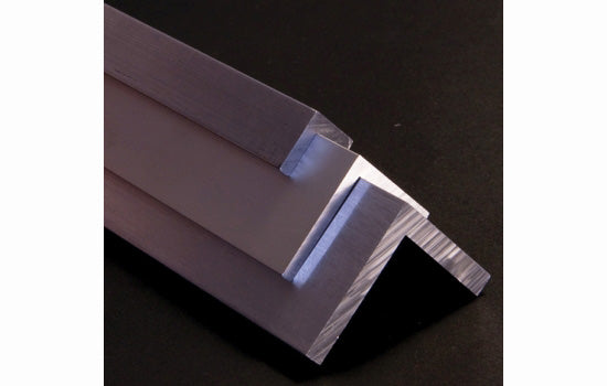 EA1CA8-18 - 8'L x 1"W x 1/8"T Clear Anodized Aluminum Equal Angle