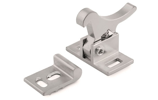 EC-1-26D - Solid Brass Elbow Catch with Satin Chrome Finish