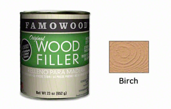 FAWP23BIR - 23 oz Birch Solvent-based Wood Putty