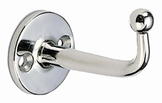 FC-65 - Single Hook 2-9/16"D x 1-3/8"W Stainless Steel