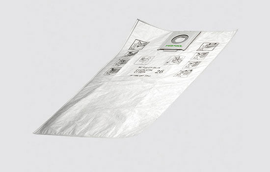 FES-496187 - Filter Bag SC FIS-CT 26/5 for Festool CT 26 Dust Extractor 5 per Pack