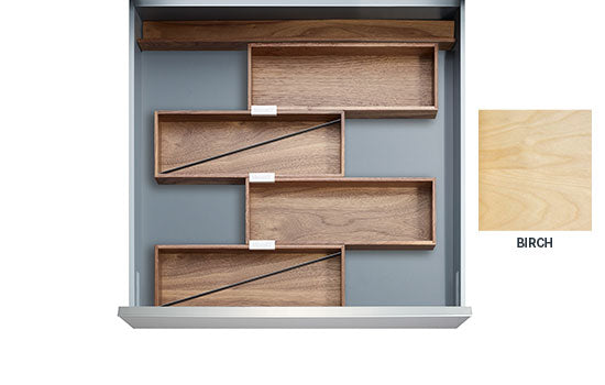 FRANK-BIR *KIT* - 12" Birch Frankfurt Drawer Insert Kit for Drawer Widths 15-1/2" to 18"