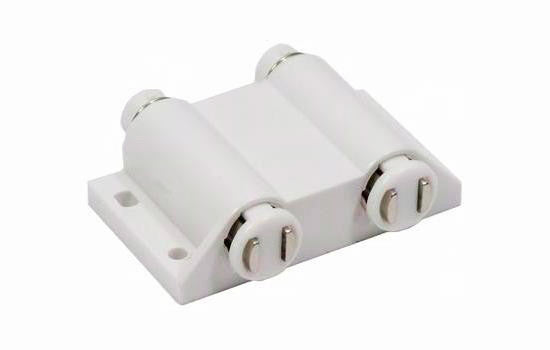 FT50723WH - White Double Magnetic Push Latch