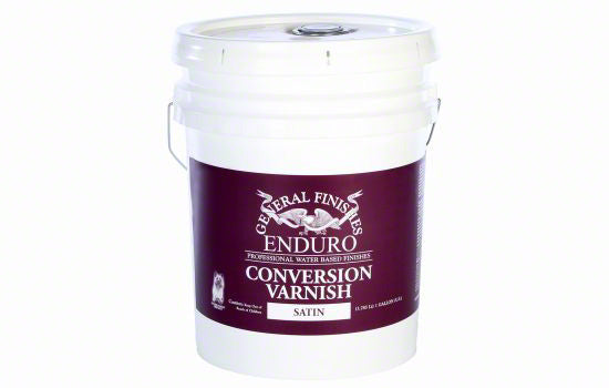 GF-CV-S-5 - 5 Gallon Water Based Satin Conversion Varnish with Catalyst