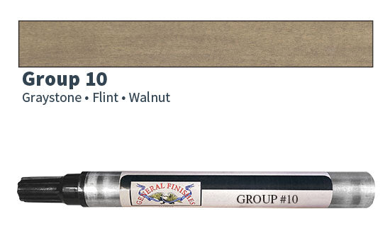 GF-G10M - Color Group 10 Touch Up Marker - Flint, Graystone, Walnut