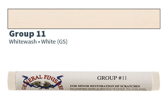 GF-G11FS - Color Group 11 Wax Fill Stick - White, Whitewash