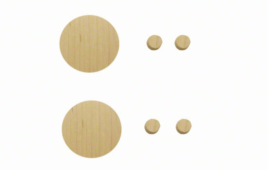 GOOF-MA - 35mm Maple Cover Cap for Hinge Hole Repair
