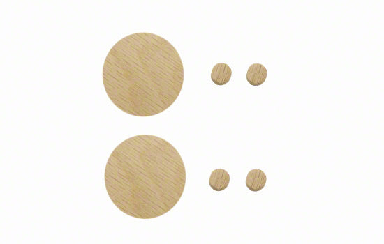 GOOF-RO - 35mm Red Oak Cover Cap for Hinge Hole Repair