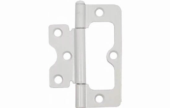 H145WT - 3" White Non-mortise Shutter Hinge