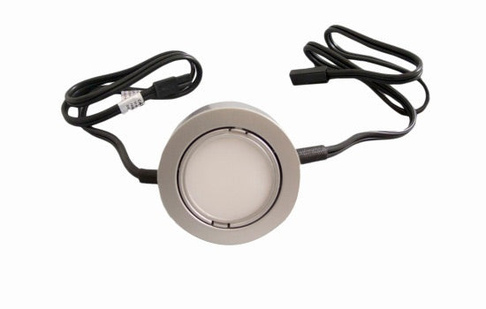 HC512004-078 - 2.5W Chrome 120V Warm White (3000K) No Transformer Puck Light