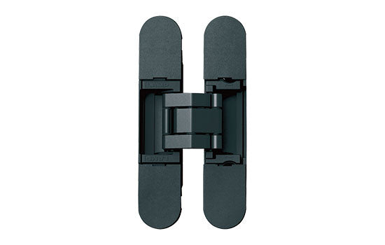 HES3D-90BL - 3-way Adjustable Black Concealed Hinge for 15/16" Material - 26 Lbs Weight Capacity per Pair