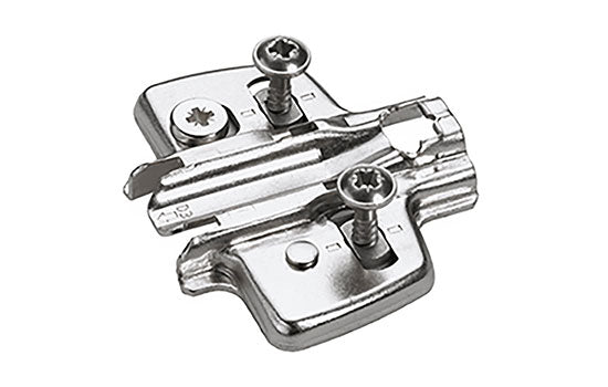 HT9071671 - 1.5mm Pre-mounted Wood Screws with Cam Adjustment Wing Baseplate for Sensys Hinges
