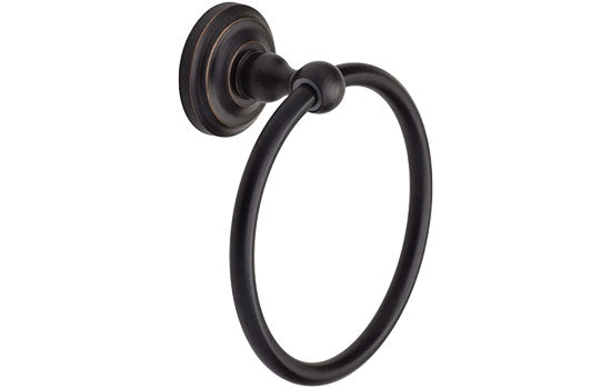 HYS-TR10B - 7" Oil Rubbed Bronze Savannah Collection Towel Ring