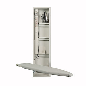 IRAE46ND - 46" Recess Wall Mount Pull Down Premium Ironing Board