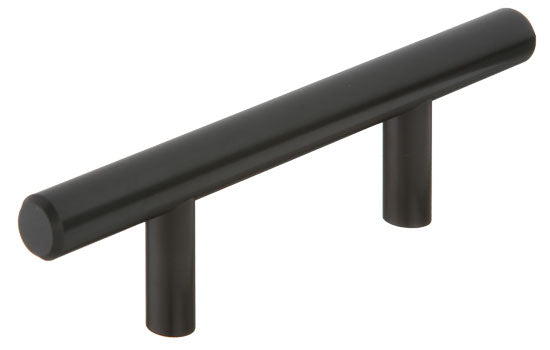 J224-BK - 3" Center to Center 6"L Black Jamison Collection Bar Pull