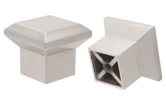 J531-SN - 1-5/16" Square Satin Nickel Jamison Knob