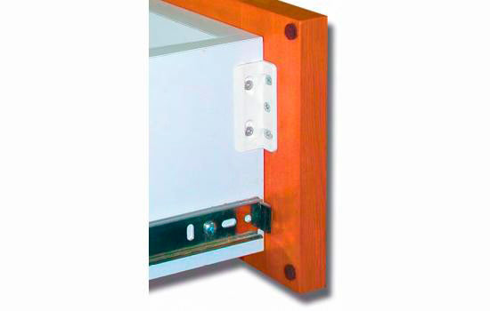 KK-50PC-WH - 2"H White Plastic Kolbe Korner with Screws