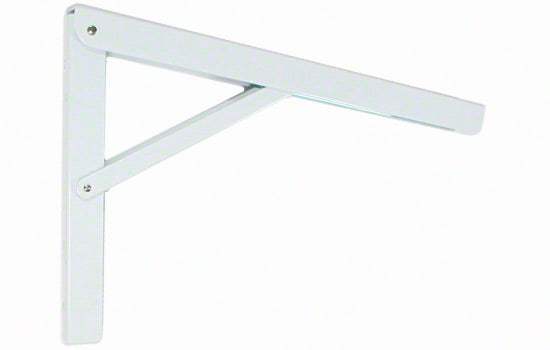 KV206WH16 - 16" White Folding Shelf Bracket