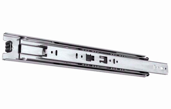 KV8400P14 - 14" Full Extension Zinc Side Mount Drawer Slide - 100 Lbs Weight Polybagged