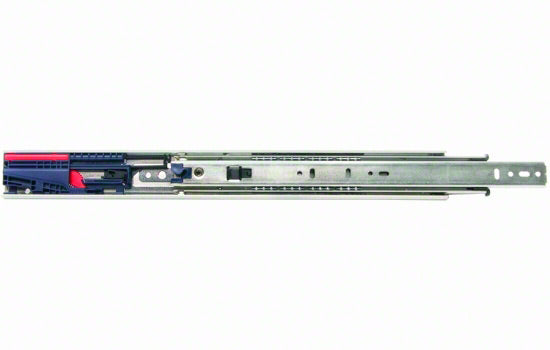 KV8455FMB16 - 16" Soft-close Overtravel Zinc Side Mount Drawer Slide - 90 Lbs Weight Bulk