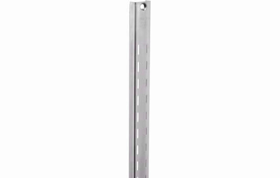 KV85-72 - 72" Anochrome Double Slot Shelf Standard for KV 185 Series Brackets