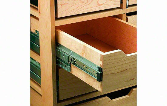 KV8505B30 - 30" Overtravel Zinc Side Mount Drawer Slide - 150 Lbs Weight Bulk
