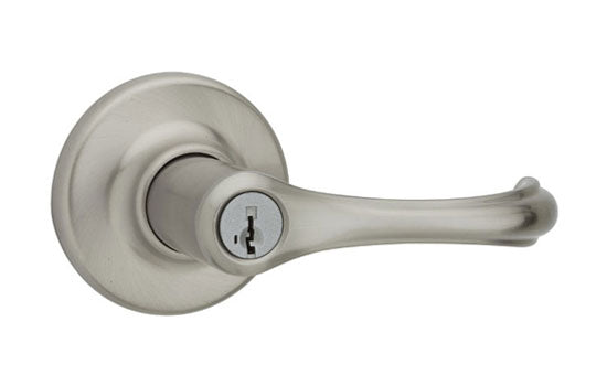 KW405DNL15 - Dorian Satin Nickel Reversible Entry Lever