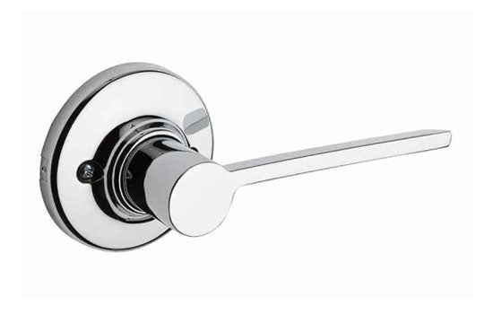 KW488LRLRDT26RH - Ladera Round Polished Chrome Right Hand Dummy Lever