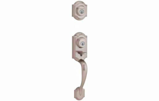 KW553MNH15 - Montara Satin Nickel Reversible Active Exterior Trim Smart Key Handleset for 978 Series