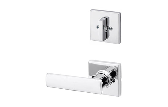 KW604BRNLSQT26 - Breton Polished Chrome Reversible Active Interior Trim Lever for 687 Series