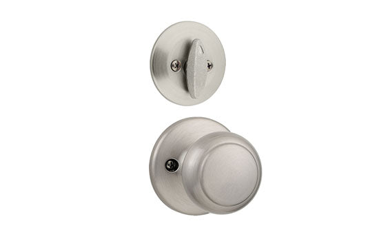 KW604CV15 - Cove Satin Nickel Reversible Active Interior Trim Knob for 687 Series