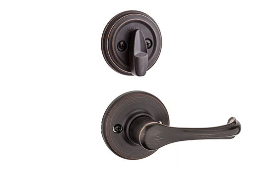 KW604DNL11P - Dorian Venetian Bronze Reversible Active Interior Trim Lever for 687 Series