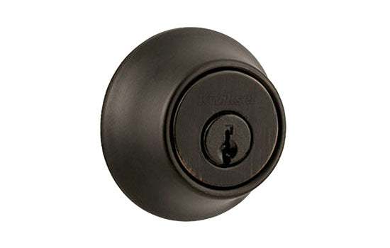 KW660-11P - Venetian Bronze Reversible Single Cylinder Deadbolt