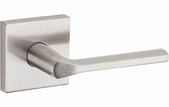 KW720LSLSQT15 - Lisbon Square Satin Nickel Reversible Passage Lever